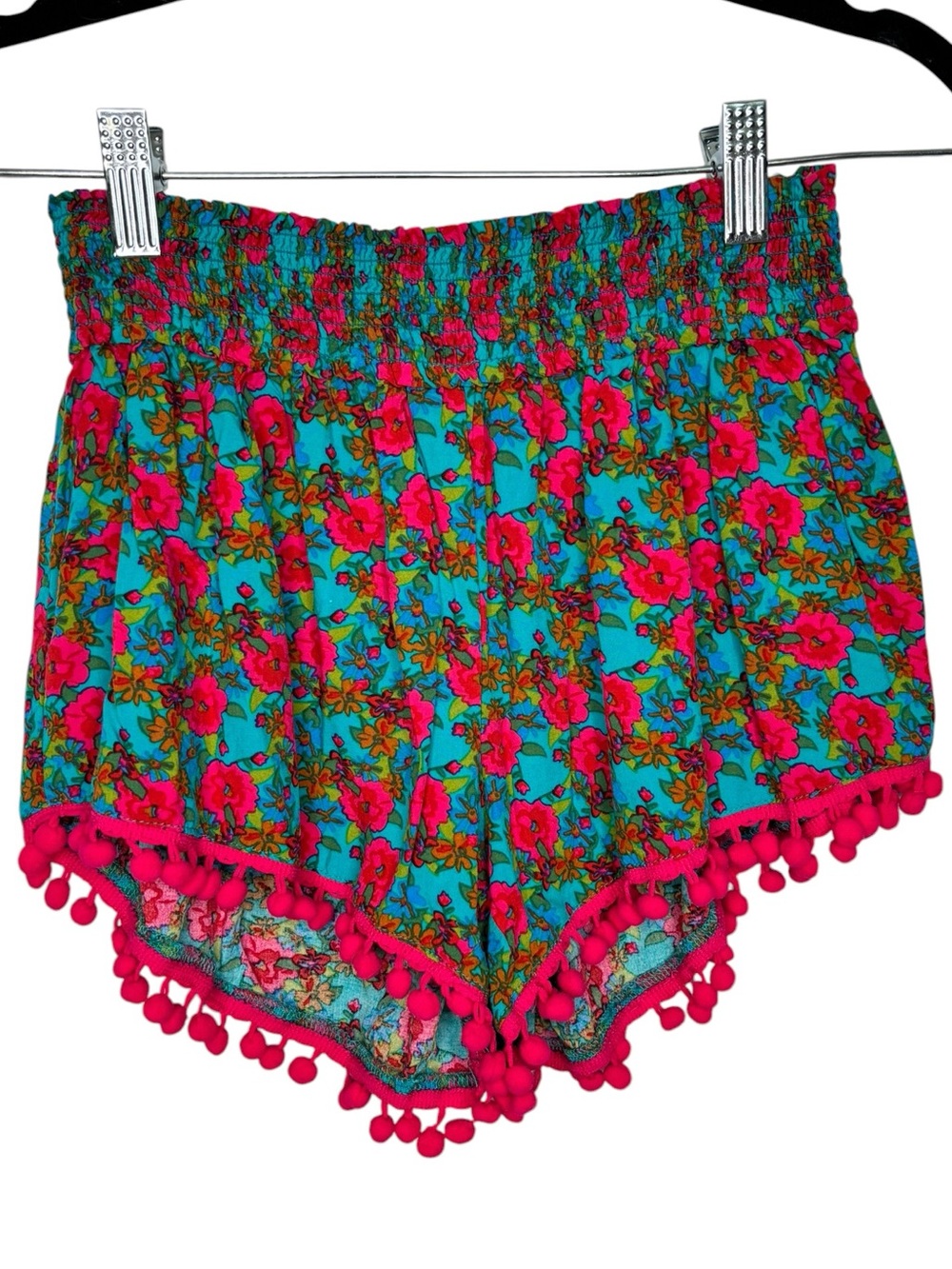 Natural Life zoom Pom Floral Loungewear Pajama Shorts Size Small